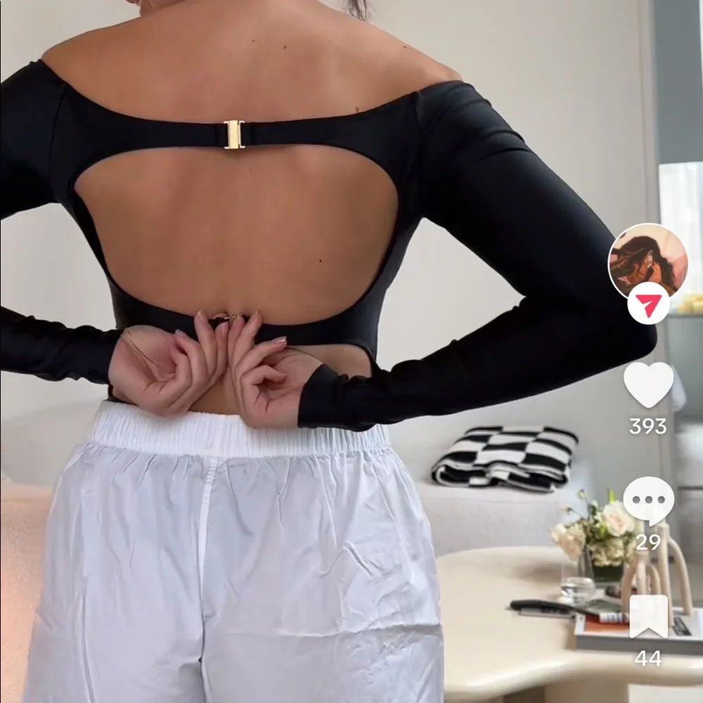 Kith Black Cutout Bodysuit - Picture 4 of 6
